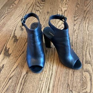 Calvin Klein Open Toe Heeled Booties